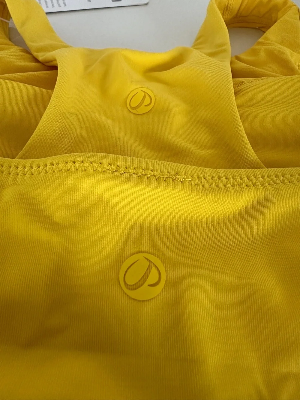 CRZ YOGA Girls Bikini High Waisted Two Piece Swimsuit Size L Yellow